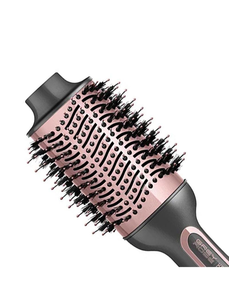 Escova Secadora Mondial Grey Rose Keratin Es-11 Cinza/rosa Bivolt