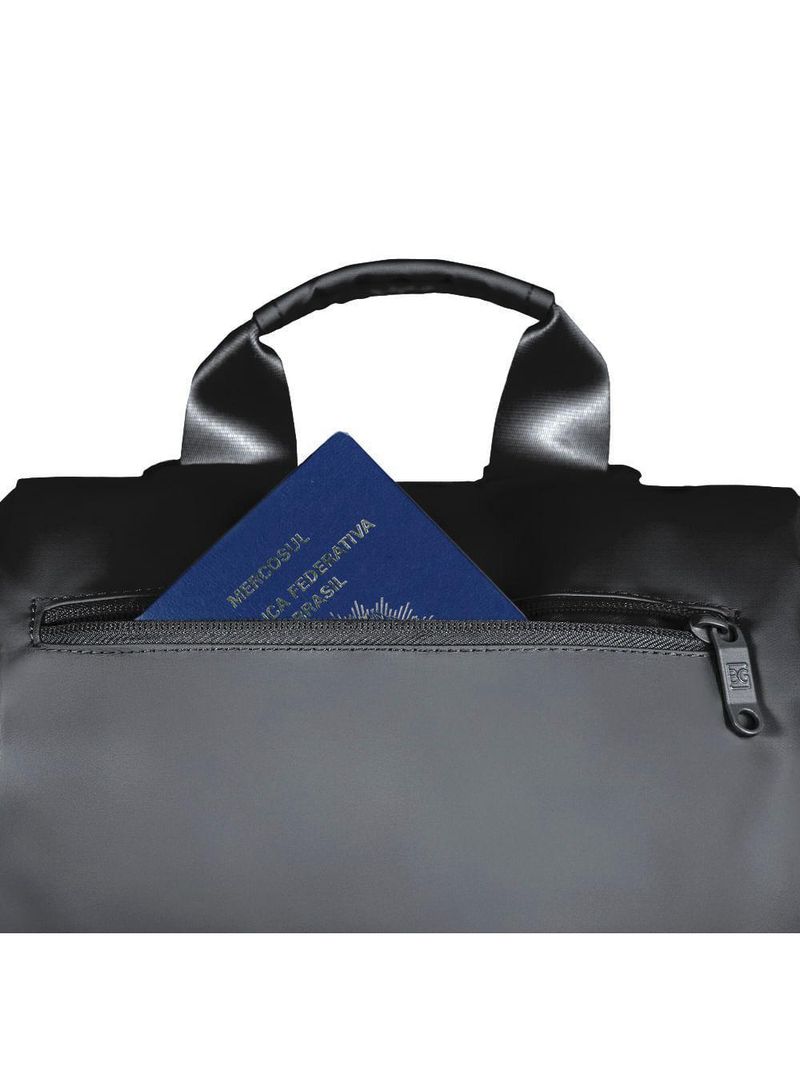 Mochila feminina grande esportiva puff ii preta