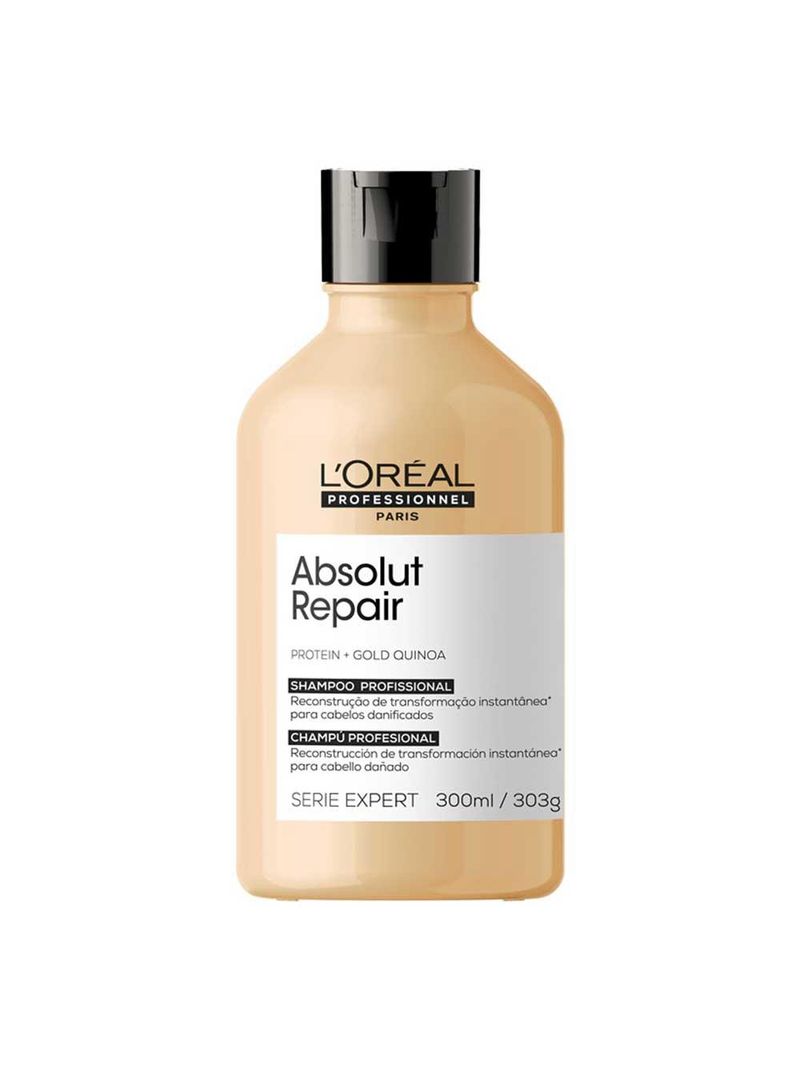 L’oréal professionnel absolut repair gold quinoa + protein kit - shampoo + máscara