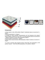 Cama Box King: Colchão Molas Ensacadas Orthoflex Masterpocket Tricot + Base Crc Suede Black(193X203)