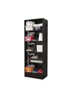 Sapateira Clarice 180cm Em Mdp Carioca Móveis Preto