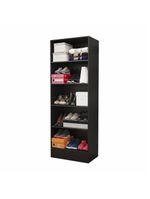 Sapateira Clarice 180cm Em Mdp Carioca Móveis Preto