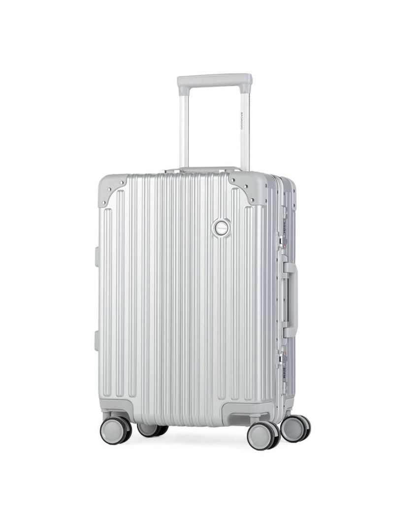 Mala de bordo de policarbonato 4 rodas kyoto ii prata