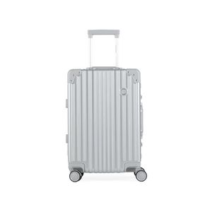 Mala de bordo de policarbonato 4 rodas kyoto ii prata