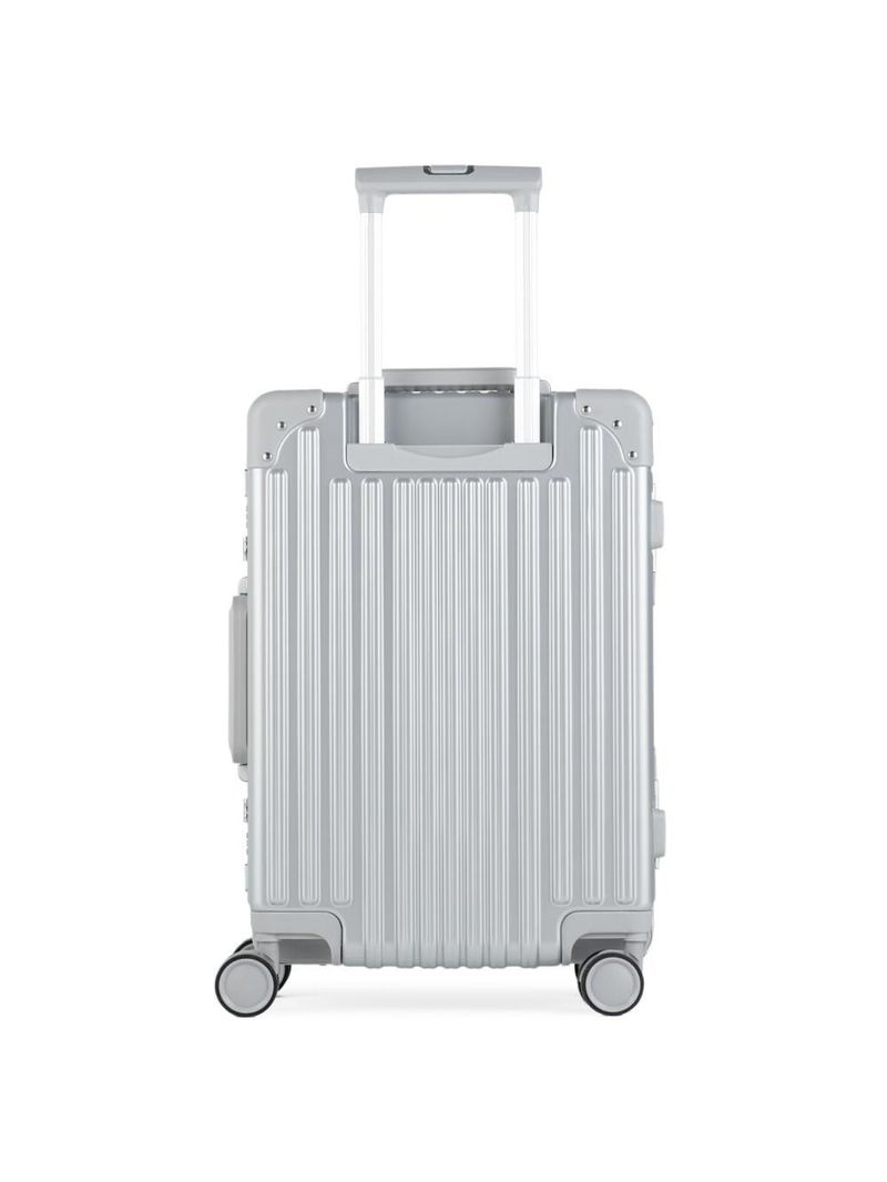 Mala de bordo de policarbonato 4 rodas kyoto ii prata