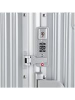 Mala de bordo de policarbonato 4 rodas kyoto ii prata