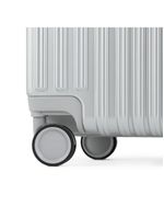 Mala de bordo de policarbonato 4 rodas kyoto ii prata