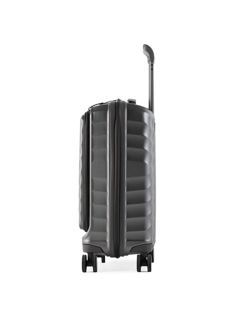 Mala de bordo 10 kg policarbonato 4 rodas barcelona ii cinza