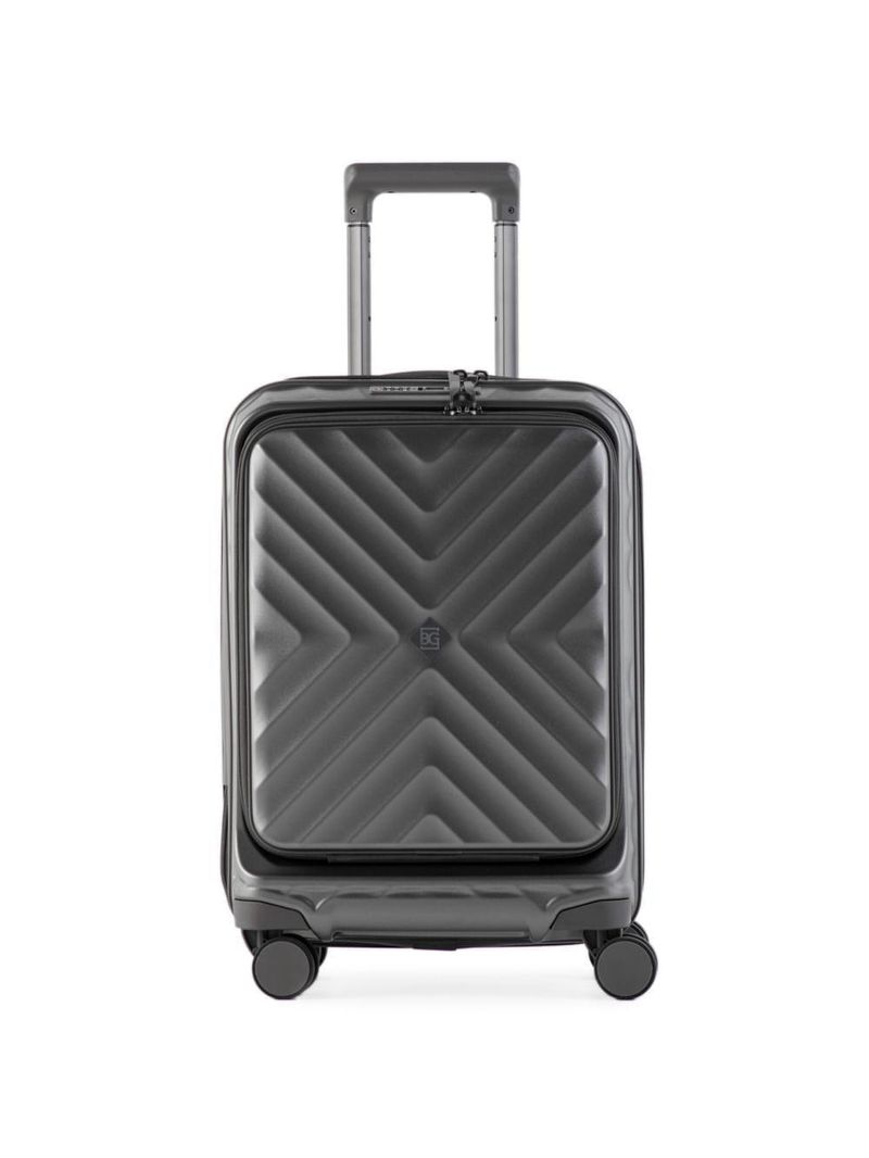 Mala de bordo 10 kg policarbonato 4 rodas barcelona ii cinza