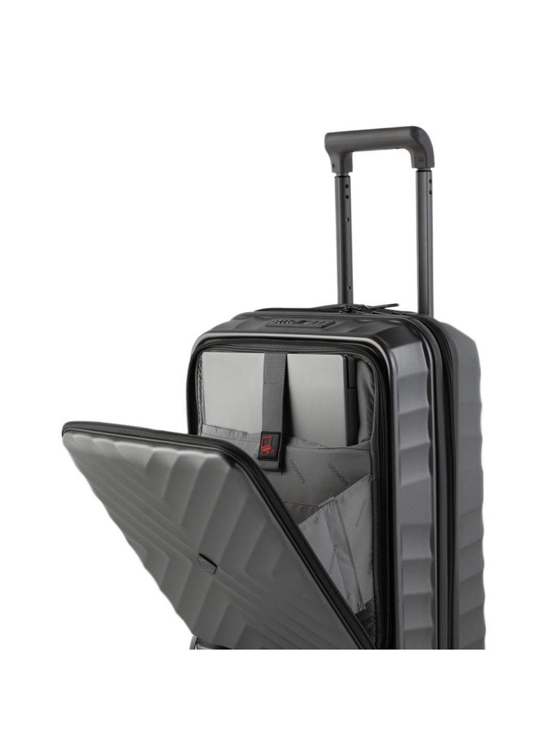 Mala de bordo 10 kg policarbonato 4 rodas barcelona ii cinza