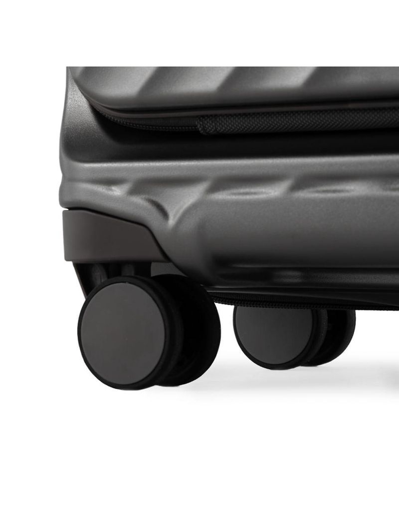 Mala de bordo 10 kg policarbonato 4 rodas barcelona ii cinza