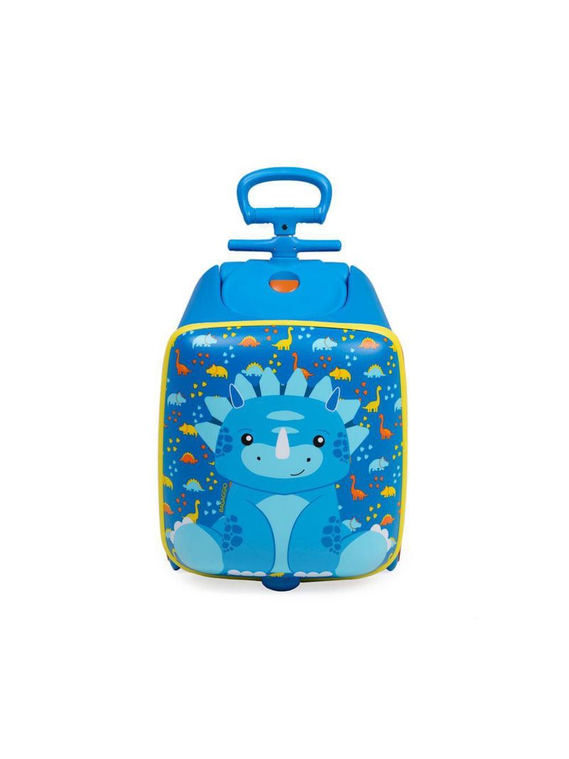 Mala de bordo 10 kg pets for kids dino azul