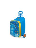 Mala de bordo 10 kg pets for kids dino azul