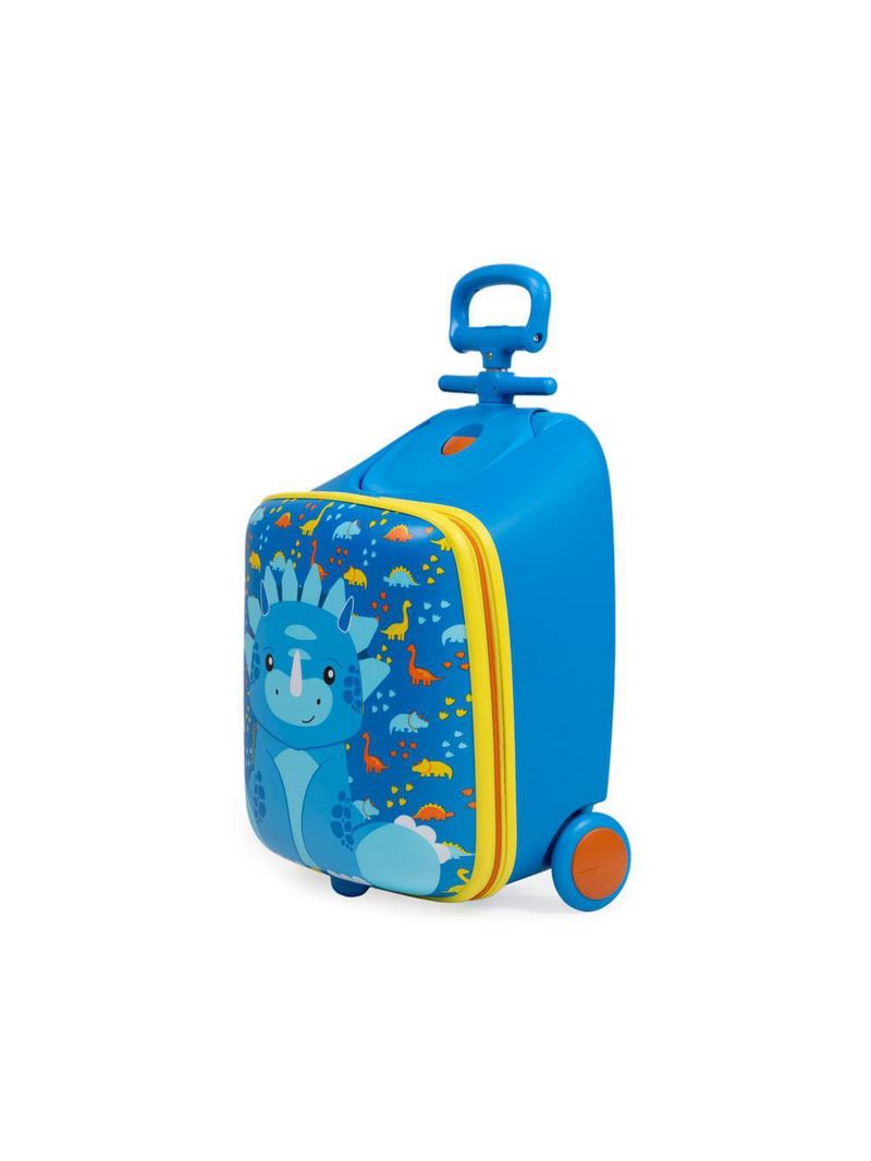 Mala de bordo 10 kg pets for kids dino azul
