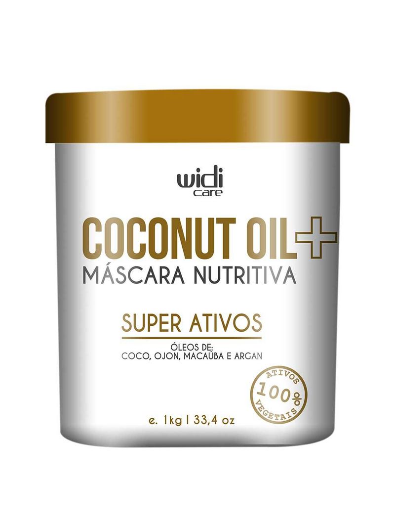 Máscara de hidratação widi care - coconut oil