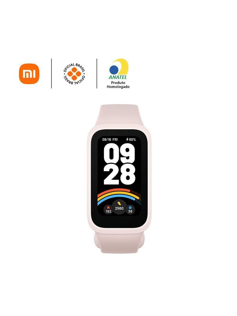 Pulseira Inteligente Xiaomi Smart Band 9 Active Rosa