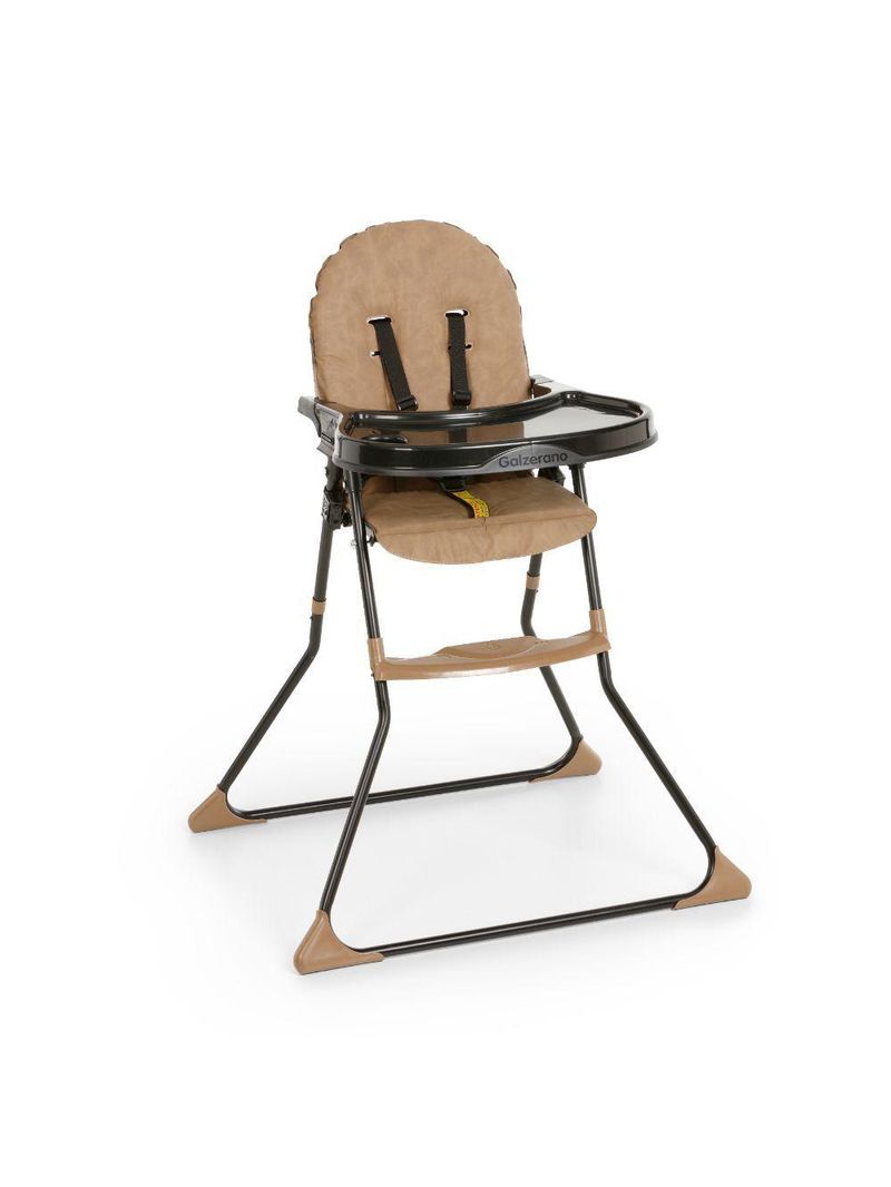Cadeira De Alimentação Galzerano Para Bebê Alta Nick 5025 Até 23kg Toffee