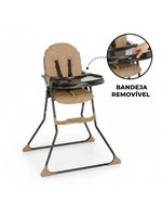 Cadeira De Alimentação Galzerano Para Bebê Alta Nick 5025 Até 23kg Toffee