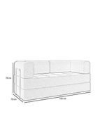 Kit Sofá E Poltrona Na Caixa Modular Vitória Para A Sala Cinza