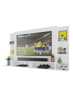 Painel 60" Prateleiras De Vidro Br3071 Branco