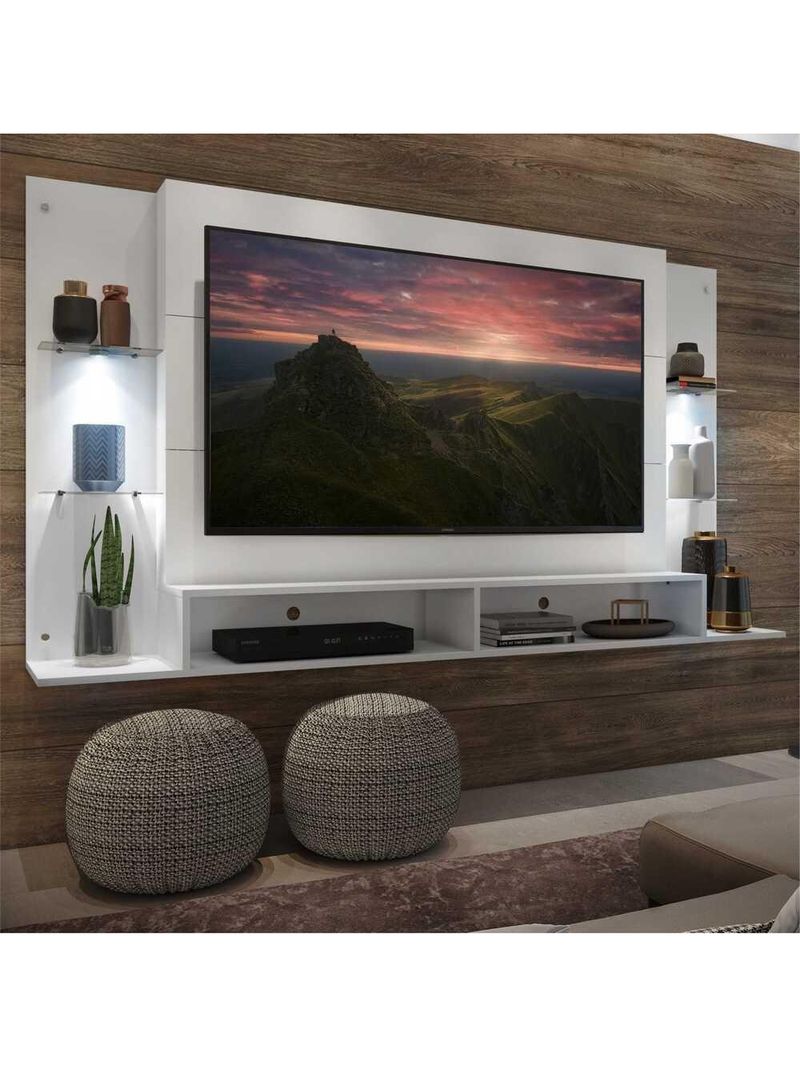 Painel Com 2 Leds Para Até 60´´ Vegas Fg3394 Branco