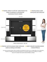 Estante 65" Com Espelho Oslo Multimóveis V3389