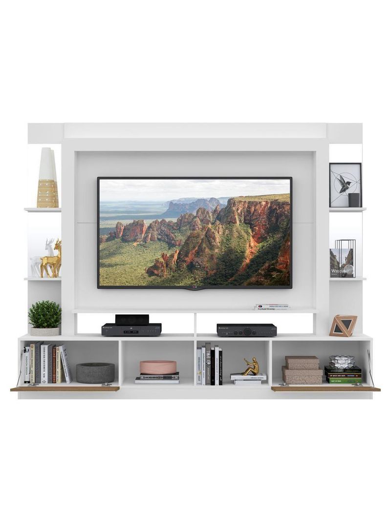 Estante 65" Prateleiras C/ Espelho Oslo Multimóveis V3393