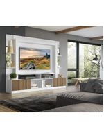 Estante 65" Prateleiras C/ Espelho Oslo Multimóveis V3393