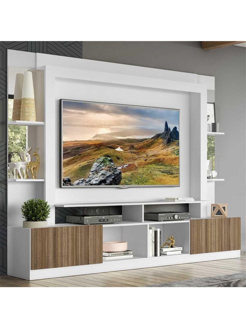 Estante 65" Prateleiras C/ Espelho Oslo Multimóveis V3393