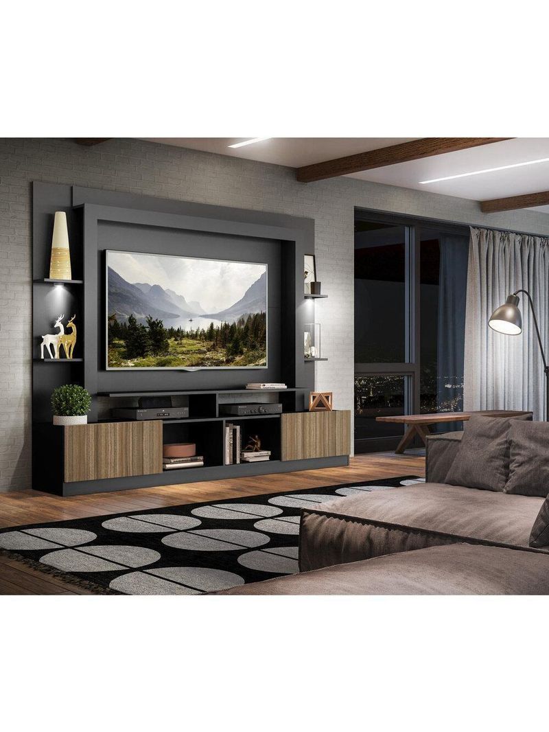 Estante 65" Com Leds Berlim Multimóveis V3392