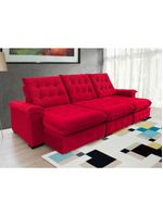 Sofá Coliseu 290m Retrátil E Reclinável Super Pillow Vermelho