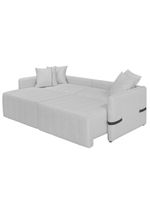 Sofá Cama Retrátil 160cm Essence D05 Linho Cinza/preto - Mpozenato