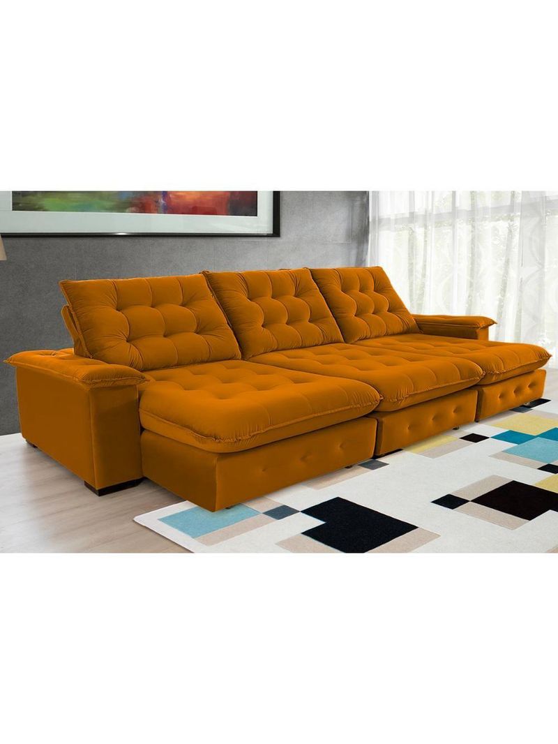 Sofá Coliseu Super Pillow 3,70m terra