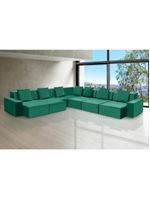 Sofá De Canto Dubai 4,57x4,57m-verde