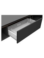 Rack Retrô Reims Para Até 75" Pés De Madeira Preto