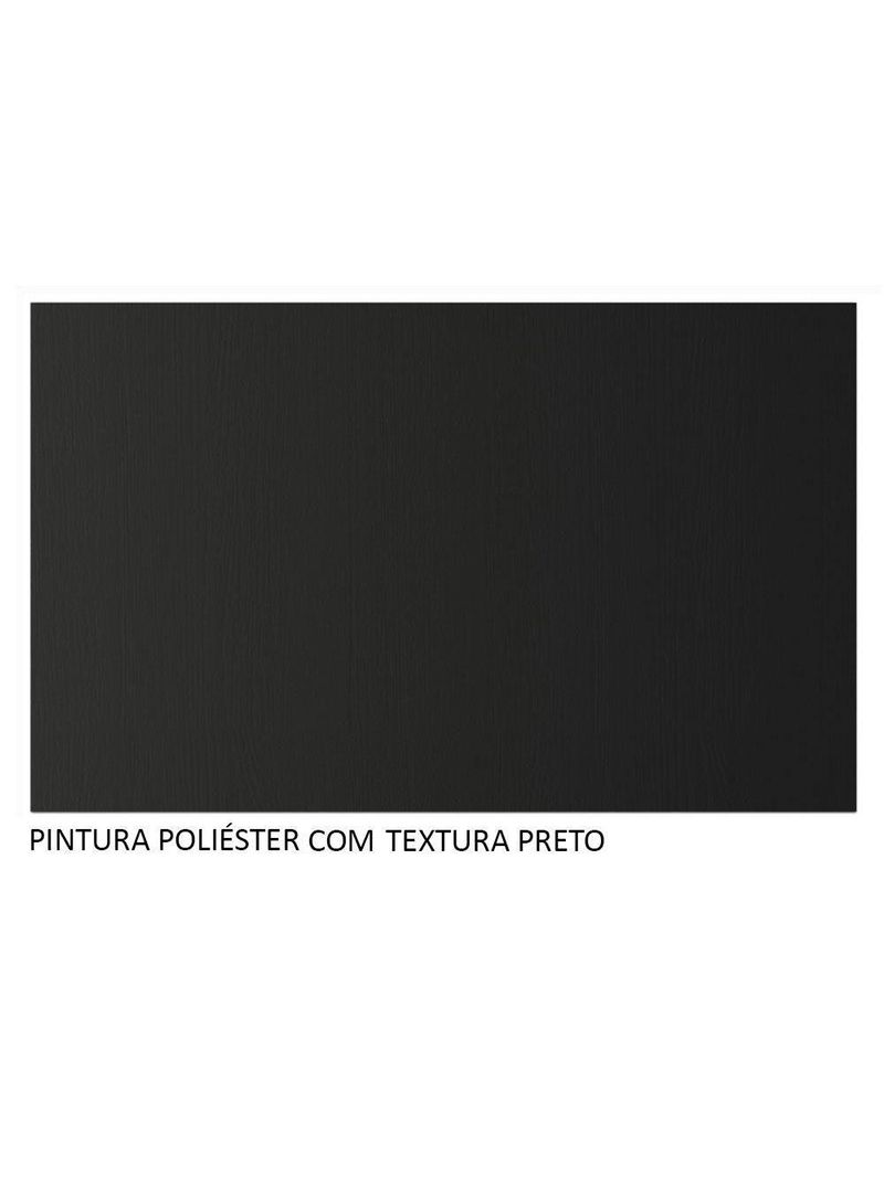 Rack Retrô Reims Para Até 75" Pés De Madeira Preto