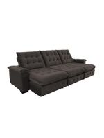 Sofá Coliseu 310m Retrátil E Reclinável Super Pillow Marrom
