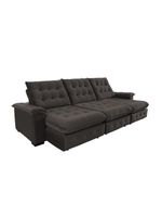Sofá Coliseu 310m Retrátil E Reclinável Super Pillow Marrom