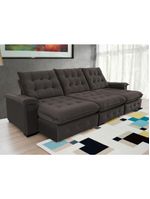 Sofá Coliseu 310m Retrátil E Reclinável Super Pillow Marrom