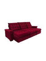 Sofá Coliseu 290m Retrátil E Reclinável Super Pillow Vinho