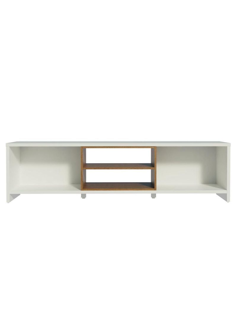 Rack Para Até 80 Polegadas 180cm 2 Portas Branco-rustic Linz Madesa