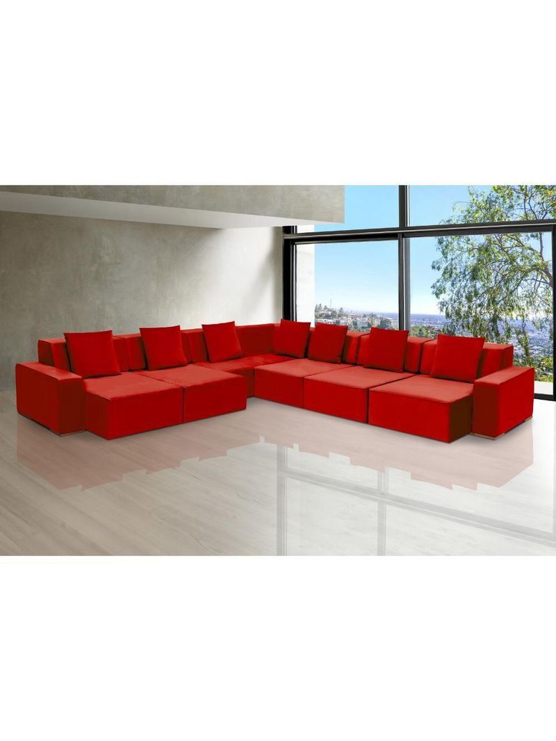 Sofá De Canto Dubai 4,57x4,57m-verme