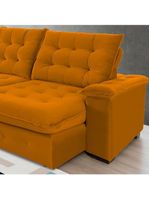 Sofá 4 Lugares Coliseu 260m Retrátil E Reclinável Super Pillow - Terra
