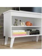 Rack P/ Até 65 Polegadas Com Pés Branco Turim Madesa