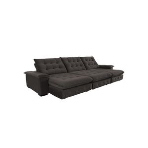 Sofá Coliseu Super Pillow 3,70m Marrom