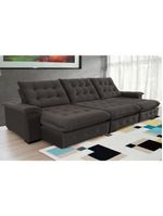 Sofá Coliseu Super Pillow 3,70m Marrom