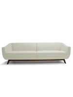 Sofá Atenas 3 Lugares 230cm C26 Corino Bege - Domi