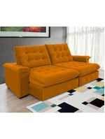 Sofá Coliseu 230m Retrátil E Reclinável Super Pillow Terra