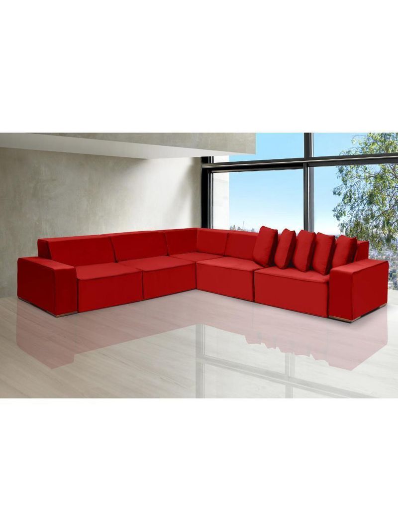 Sofá De Canto Dubai 3,77x3,77m-verme