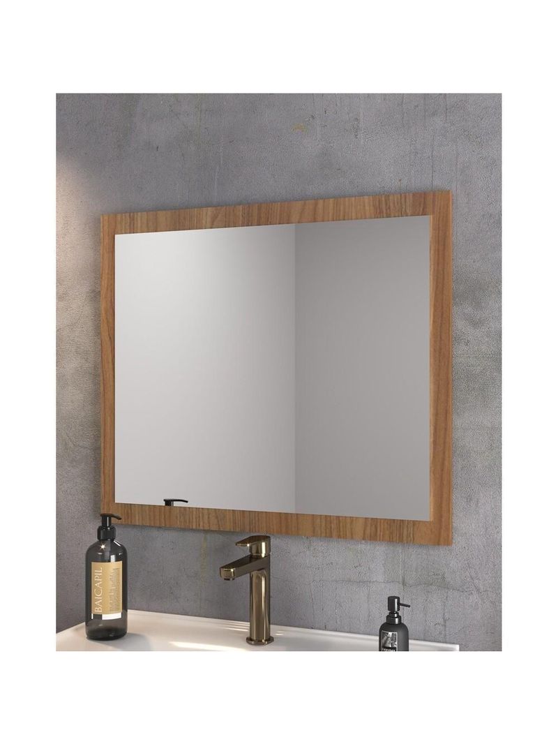Espelheira Para Banheiro 60cm Multimóveis Cr10111 Noce Noce